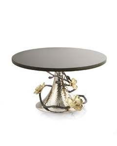 Support à gâteau en métal floral fait à la main pour une installation décorative traditionnelle lors d'élégantes fêtes de mariage et de tables à dessert d'anniversaire - Product Image 2