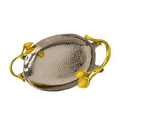 จานเสิร์ฟอาหารโลหะสีเงินเป็นมิตรกับสิ่งแวดล้อม - Product Image 3