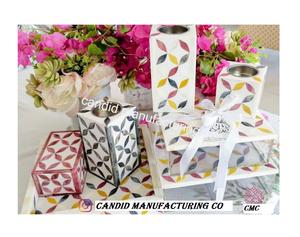 ถาดรองแก้วอะคริลิคธรรมชาติถาดเสิร์ฟหอยมุกและเรซินถาดเสิร์ฟในโรงแรมและร้านอาหารถาดฝังกระดูกเครื่องครัว - Product Image 6