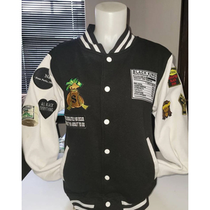 Veste Letterman personnalisée Veste à la demande avec impression universitaire personnalisée Veste brodée avec logo personnalisé pour hommes - Product Image 6