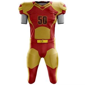 Uniforme de football américain 100% personnalisable, respirant, faible MOQ, design unique en deux pièces - Product Image 6