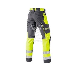 Pantalon de travail décontracté pour homme, coupe droite, 100% coton, léger, avec braguette à boutons, en velours côtelé, couleur unie, imperméable, respirant et écologique - Product Image 6