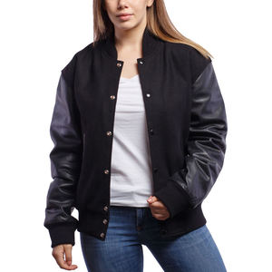 Nouveau style de vêtements d'hiver Broderie Femmes Varsity Jacket Meilleure vente Prix raisonnable Femmes Varsity Jacket - Product Image 3