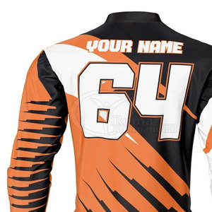 Camiseta de Motocross Personalizada al por Mayor OEM, Camiseta de Carreras de Motocross de Manga Larga, Sublimación al por Mayor - Product Image 4