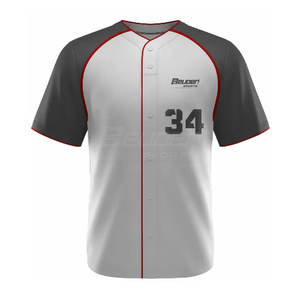 Ensembles d'uniformes de baseball personnalisés avec logo, respirants, légers, confortables, de haute qualité, 100 % polyester, grandes tailles, surdimensionnés, pas chers - Product Image 2
