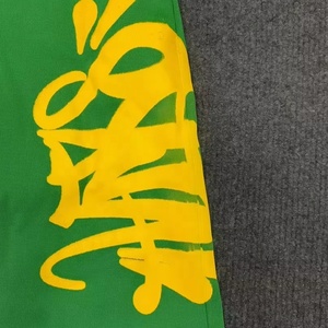 กางเกงขาสั้นผ้าฝ้ายพิมพ์ลายสีพื้นสำหรับผู้ชายกางเกงขาสั้นชุดชายหาดมีกระเป๋ากลางเอว100% ผ้าฝ้ายระบายอากาศได้ดีสำหรับฤดูร้อน2025 - Product Image 4