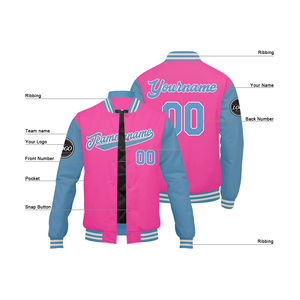 Custom Wool <b>Varsity</b> <b>Jacket</b> with Leather Sleeves Budget-Friendly Embroidered Letterman <b>Jacket</b> for Schools and Teams - Product Image 4