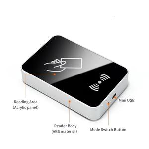 UHF <span class=keywords><strong>RFID</strong></span> 리더/라이터 <span class=keywords><strong>860</strong></span>-<span class=keywords><strong>960MHz</strong></span> 미니 USB 데스크탑 출입 통제 카드 ISO 18000-6C 프로토콜 ABS 소재 50cm 판독 거리 - Product Image 6