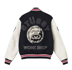 Chaqueta de Béisbol Varsity Unisex de Invierno, de Algodón Grueso de Alta Calidad, con Botones, Estilo Casual, Cuello Alto, Resistente al Viento, Personalizable - Product Image 2