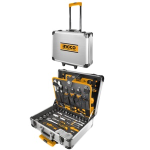 Chuyên nghiệp bộ hoàn chỉnh của 147 công cụ trong trường hợp nhôm với bánh xe - Product Image 1