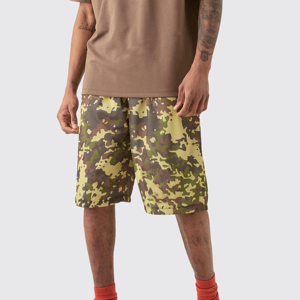 กางเกงบาสเก็ตบอลแบบสั่งทำจากโรงงาน ลายใหม่ ดีไซน์ทันสมัย เอวยางยืด ความยาวปานกลาง - Product Image 1