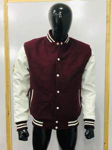 Chaqueta de cuero de lana cuerpo Varsity Letterman para los hombres de diseño personalizado chaqueta Letterman - Product Image 3