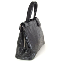 Nouveauté Sac à main pour femme en cuir véritable léger à motif alligator, réglable, avec fermeture éclair et bandoulière amovible