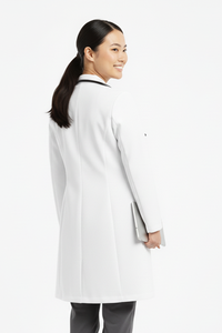 Poches fonctionnelles d'uniforme d'hôpital de docteur médical de blouse de laboratoire blanche tissée légère - Product Image 5