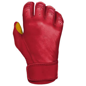 Último estilo bajo MOQ personalizado béisbol bateo piel de cabra Digital cuero béisbol bateo guantes - Product Image 4