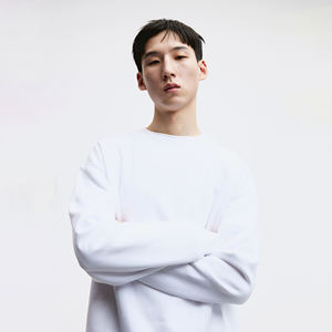 Sweat-shirt à capuche surdimensionné en molleton tricoté lourd, personnalisé OEM, en polyester/coton, anti-rétrécissement, pour homme, vente en gros - Product Image 2