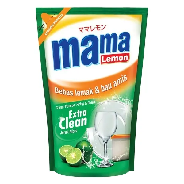 Afwasmiddel Mama Citroen 200Ml Limoen Variant Natuur Wasmiddel Schoonmaken Keukengerei Zeep Populaire Vloeibare Zeep