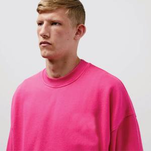 Custom Hoodie Sweatshirt Cotton Crew <b>Neck</b> <b>Jumper</b> Oversize Custom Prints Embossed Sweatshirts for <b>Men</b> - Product Image 4