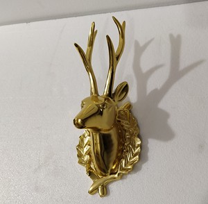 Figurine murale en fonte d'aluminium tête de cerf garniture de tête de cerf - Product Image 2