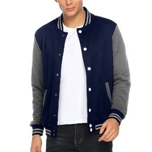 Custom Embroidered Letterman Varsity Jacket for Men Personalized <b>Button</b> Fitted CollegeBaseballjacket for men - Product Image 1