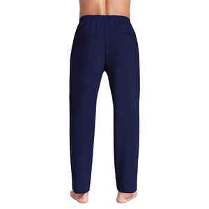 Most Popular Men's Casual Trousers OEM Customized Pockets Lightweight Canvas Breathable Quick Dry Wide <b>Leg</b> New Arrival - Product Image 3