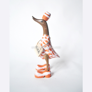 Figurine de canard en bambou écologique faite à la main artisanat décoratif pour les cadeaux d'anniversaire et la décoration intérieure - Product Image 4