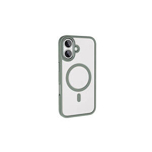 Netzy Anti-Fingerprint Frosting for MagSafe Compatible Chrome Silicone Case for Apple for iPhone 14 Wireless Charging - Product Image 5