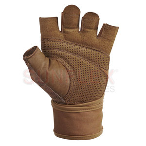 Pakistán hizo cómodos guantes de levantamiento de pesas de medio dedo para equipo apropiado de gimnasio de alta calidad Unisex - Product Image 2