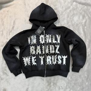 Sweat-shirts à capuche pour hommes de haute qualité, sweat-shirts unisexes à capuche surdimensionnés, logo personnalisé, sweat-shirts en coton lourd pour hommes, sweat-shirts personnalisés - Product Image 3