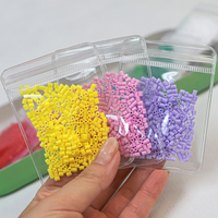 Pochettes refermables transparentes en PVC pour perles Perler, perles à fusionner, bijoux, artisanat, petites pièces, emballage cadeau