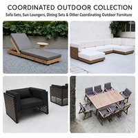 Chaise longue d'extérieur en teck résistant aux intempéries, fabrication OEM sur mesure, mobilier pour hôtel, complexe hôtelier, bord de piscine