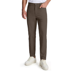Pantalones de golf para hombre de alto rendimiento OEM etiquetas personalizadas etiquetas Slim Fit material elástico e impresión de logotipo - Product Image 3