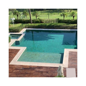 Azulejos esmaltados Pedra Hijau de calidad superior, azulejos verdes modernos sólidos para exteriores, acabado brillante para piscinas de hoteles clásicos - Product Image 5