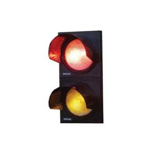 Transmetteur de signalisation LED double rouge et vert de 200 mm, matériau PC durable pour feux de circulation - Product Image 3