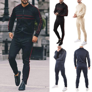 Mode 2025, sweat à capuche personnalisé en polaire technique, automne-hiver, 2 pièces, sweat à capuche décontracté en coton, coupe-vent, strass, imprimé uni, homme - Product Image 2