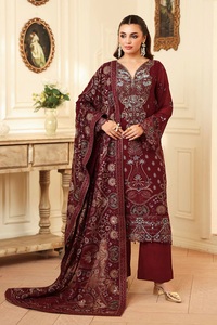 Collection haut de gamme 2025 de costumes de soirée en mousseline pour femmes, style indien et pakistanais, vêtements de haute qualité, salwar kameez pour femmes - Product Image 4