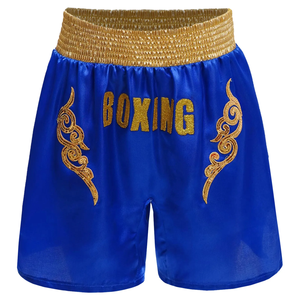 <b>Kids</b> Boys Boxing Trunks Martial Arts Sequins <b>Boxer</b> <b>Shorts</b> Bjj Muay Thai Elastic Waistband Satin Sports Fight Grappling <b>Shorts</b> - Product Image 3