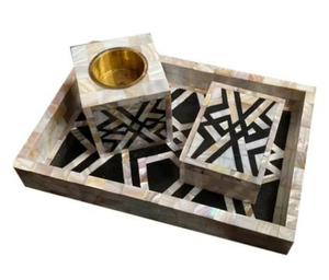 Juego de Quemadores de Incienso de Nácar, Caja de Almacenamiento Decorativa, Regalo para Ramadán, Uso Religioso, Decoración Árabe, Regalo de Temporada - Product Image 5