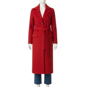 เสื้อโค้ทผู้หญิงผ้าวูลเนื้อละเอียด ย้อมสีพื้น ผ้าไม่หด ทนทาน เหมาะสำหรับฤดูหนาว สัมผัสนุ่ม อุ่น สไตล์ตัดเย็บอย่างมีระดับ สง่างาม - Product Image 4