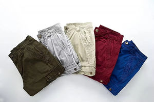 Pantalones cortos Cargo de algodón personalizados para hombre, pantalones de secado rápido, transpirables, patrón sólido, cintura media, antiarrugas, estilo callejero, gran oferta - Product Image 6