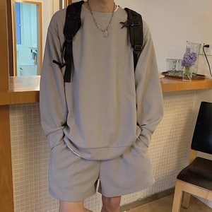 Mens Everyday Summer Outfit Stylish Short Sleeve T Shirt and Shorts Matching Two Piece <b>Set</b> for Relaxing and Casual Streetwear - Product Image 2