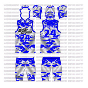 American Style 7v7 Youth Football Player Training Compression Set Custom Sublimated 7 Flag Jerseys Breathable Uniform Shirts - Product Image 5