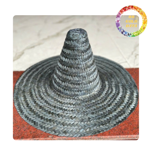 Sombrero de paja de ala ancha de Vietnam | Para uso informal al aire libre y para festivales - Product Image 6