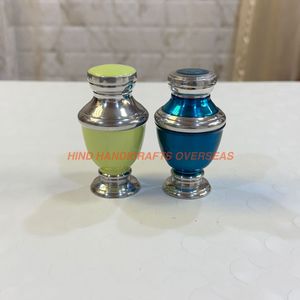 Urne funéraire en métal durable et écologique de qualité supérieure pour les cendres humaines ou d'animaux de compagnie, tailles et designs personnalisables, rangement de souvenirs pour les funérailles - Product Image 5