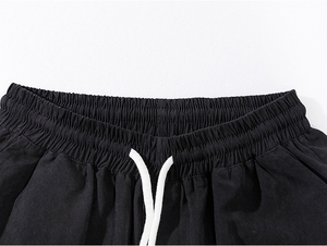 Pantalones Cortos Deportivos para Hombre, con Logotipo Personalizado, Cintura Elástica, Secado Rápido, Transpirables, 100% Poliéster, Sólidos, Casuales, Atléticos - Product Image 4