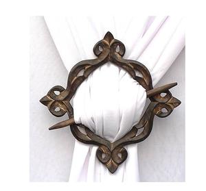 Dernier aspect simple embrasse de rideau en bois oiseaux design artisanat chambre décoration rideau embrasse de rideau coloré - Product Image 5