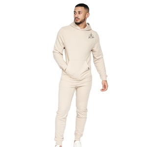 2025 personnalisé hommes Jogging survêtements chaud doux grande taille à capuche survêtements décontracté plaine coton ensembles pour l'hiver prix pas cher - Product Image 1