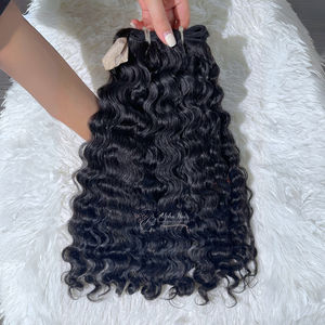 Extensiones de cabello vietnamita de calidad superior, el mejor precio al por mayor, cabello virgen alineado con cutícula, pelucas de encaje frontal completo, rizado suave - Product Image 4