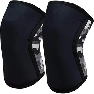 GAF Customized Performance 5mm & 7mm Neoprene <b>Knee</b> <b>Sleeves</b> for Powerlifting Bodybuilding Weight Training Protective Gear - Product Image 4