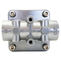 Nouveau filtre à huile hydraulique industriel JUNWAVE, filtration des particules de 100 microns, boîtier en aluminium à maille métallique, entrée 3/4" 1", garantie 1 an